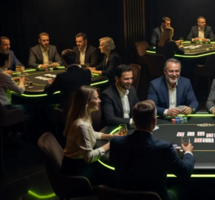 Offline poker est több asztalos rendezvény-elrendezése